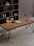 Solid Wood Nordic Desk Minimalist Home Office Computer Table
