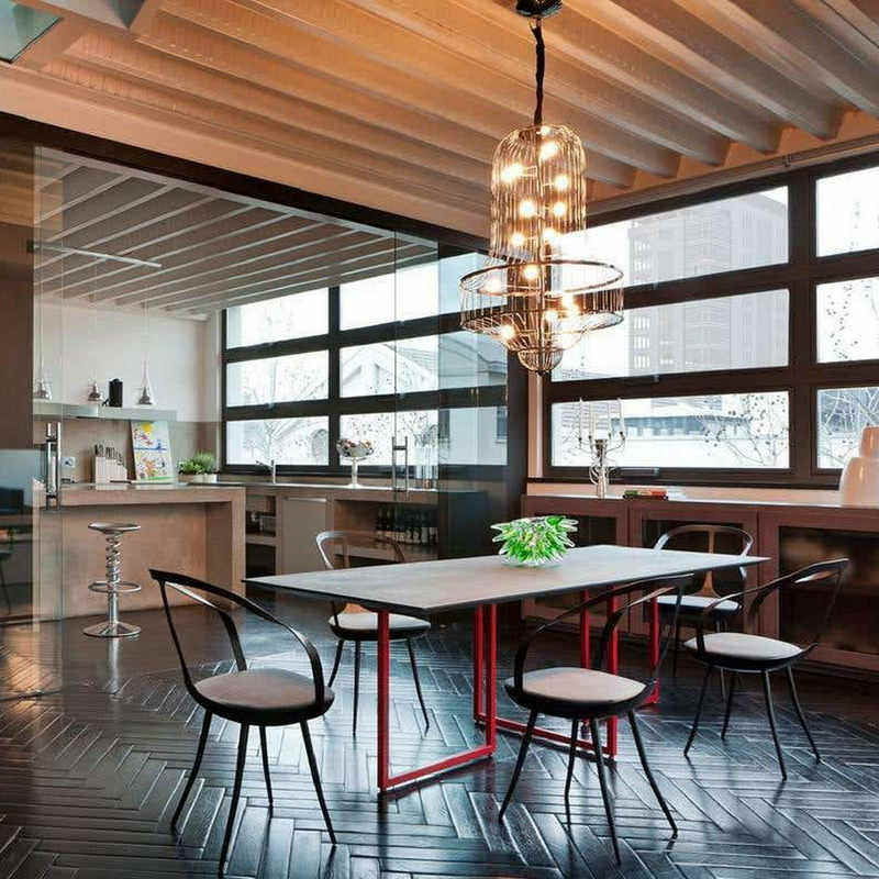 Nordic Solid Wood Office Desk Danish Minimalist Conference Table