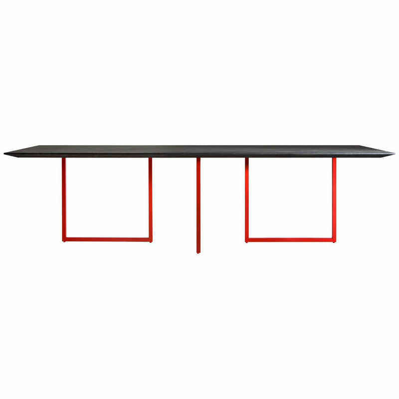 Nordic Solid Wood Office Desk Danish Minimalist Conference Table